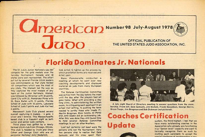 07/78 American Judo Newspaper
